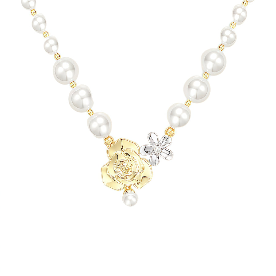 Heirloom Rose Pearl Necklace