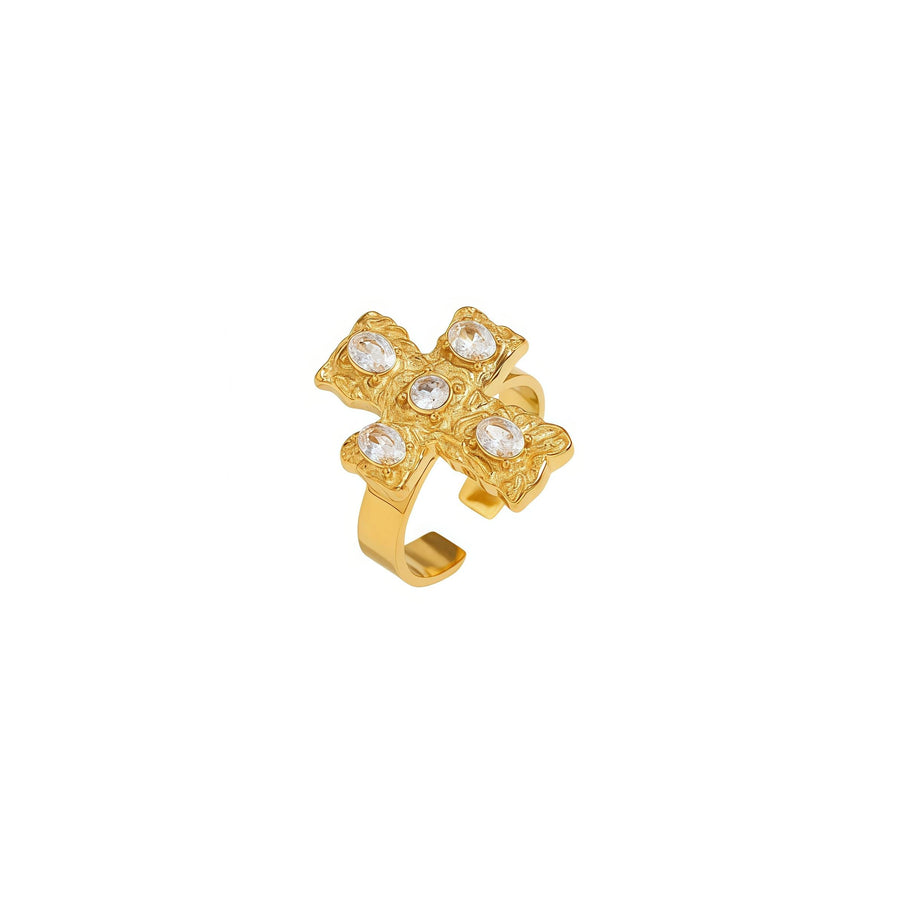 Radiant Cross Ring