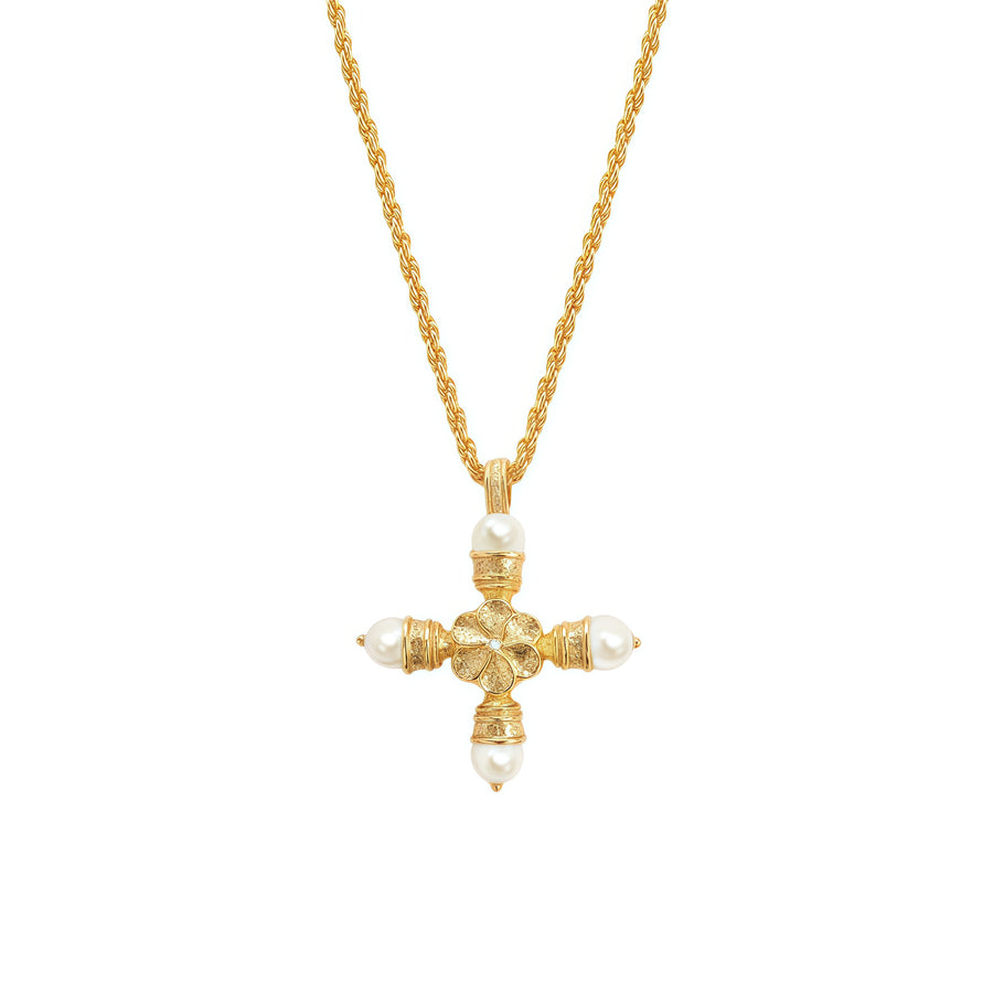 Opulent Grace Cross Necklace