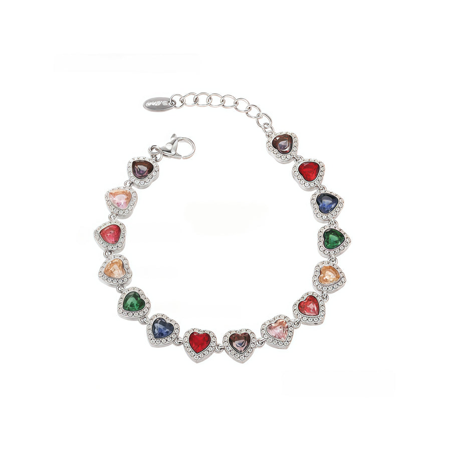 Spectrum Hearts Bracelet