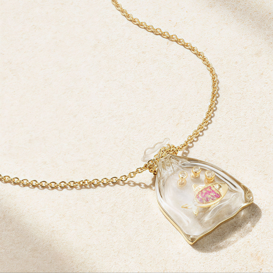Whispers of the Aqua Dream Necklace