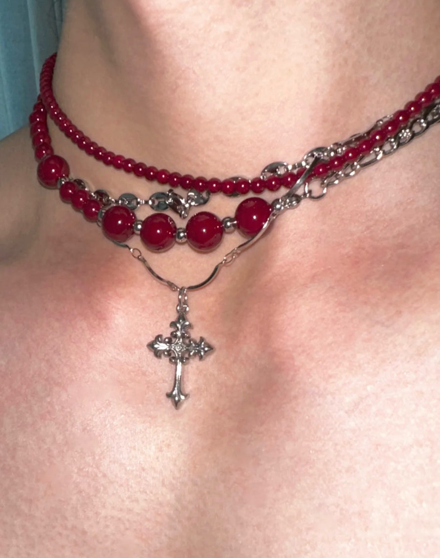 Crimson Halo Choker