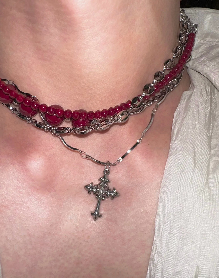 Crimson Halo Choker