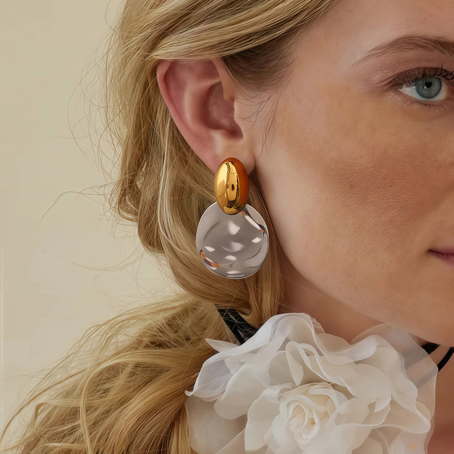 Nimbus Lumen: Liquid Aurum Earrings