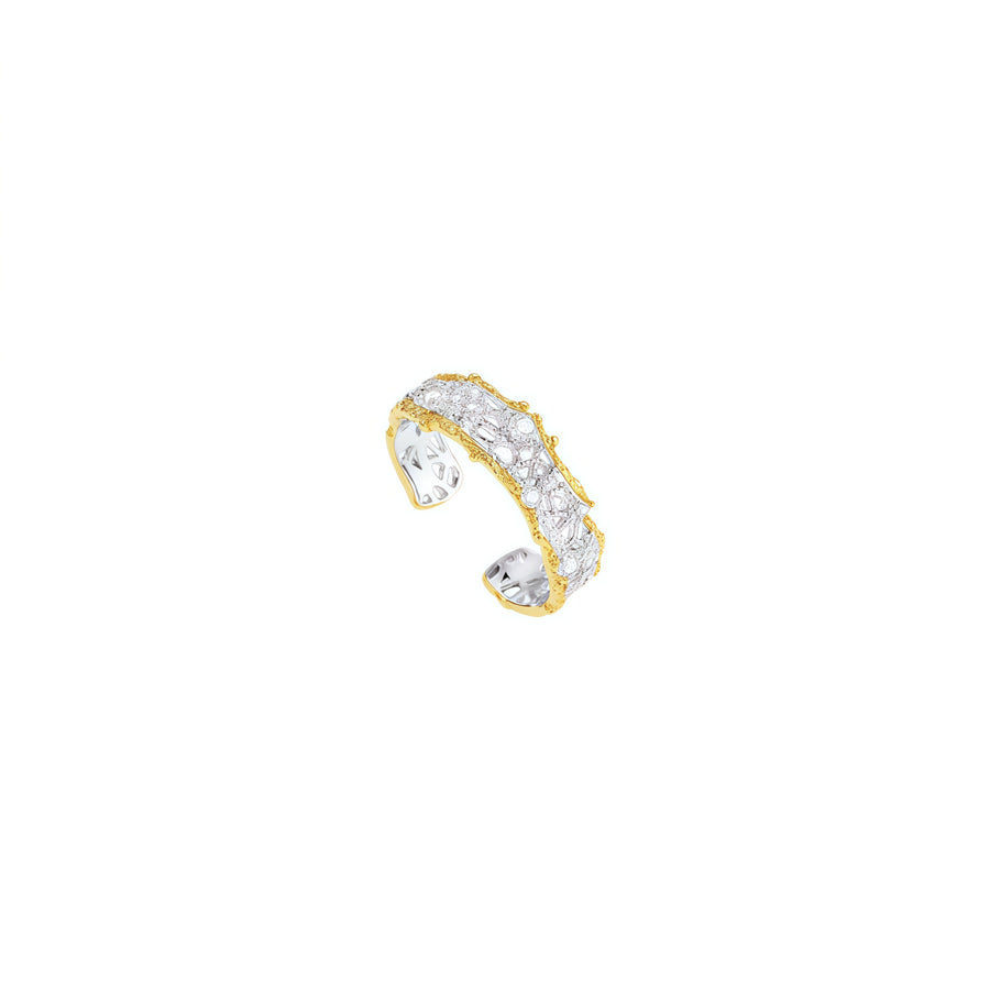 Levis Lace Ring (Slim/Gold Edged)