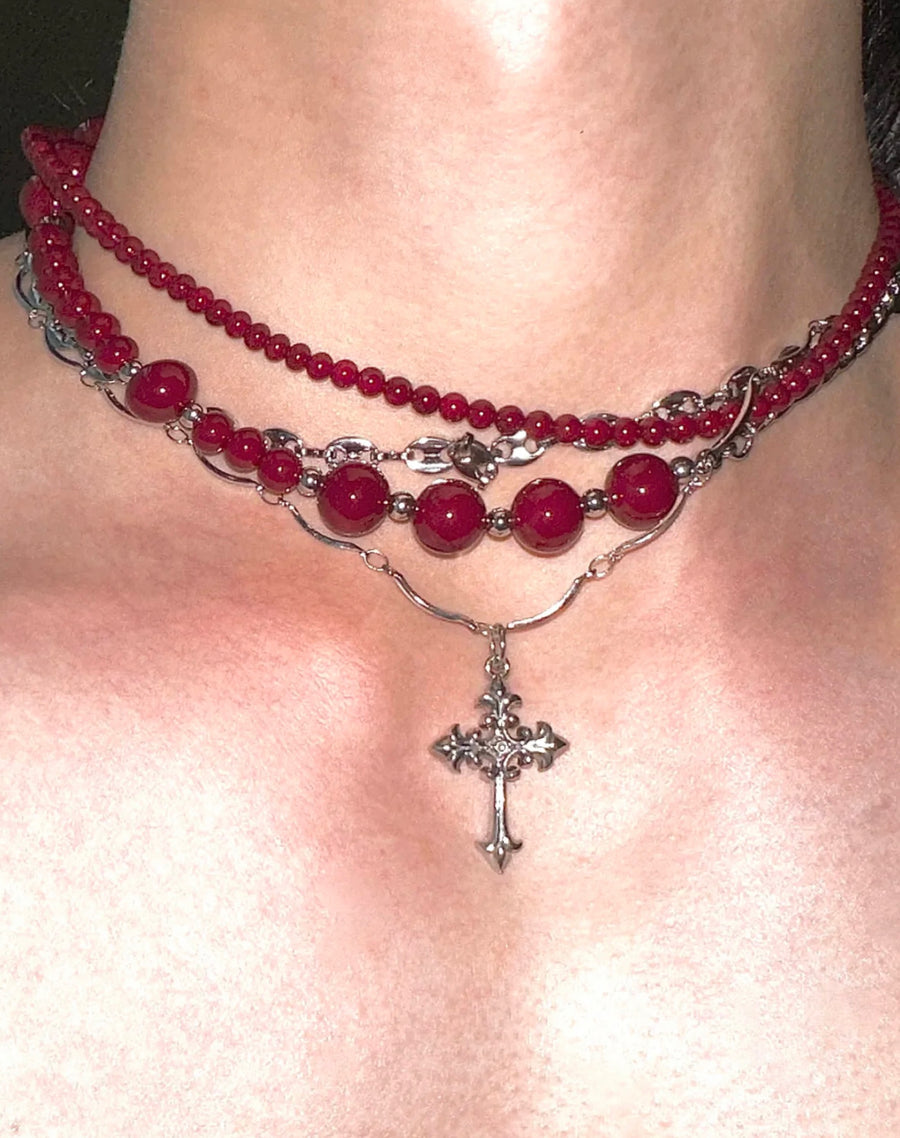 Crimson Halo Choker