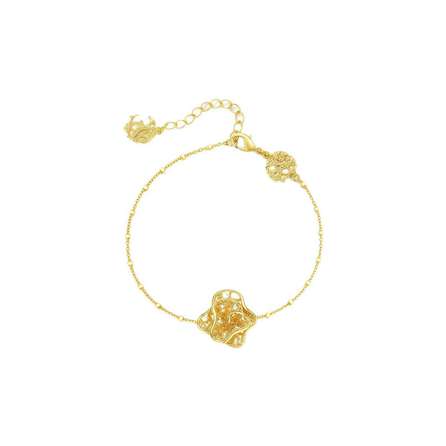 Levis Lace Skirt Bracelet (Gold)