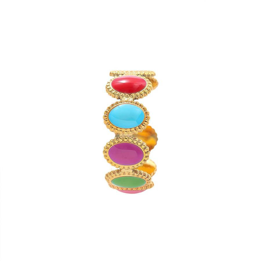 Colorful Cascade Ring